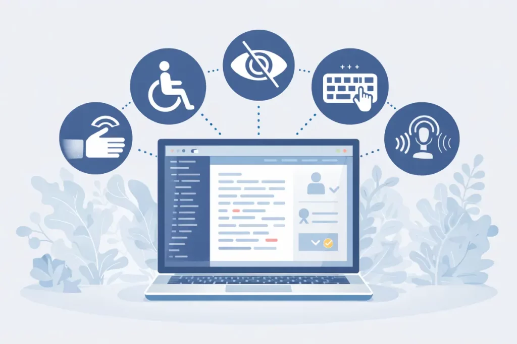 Accessibilité site WordPress